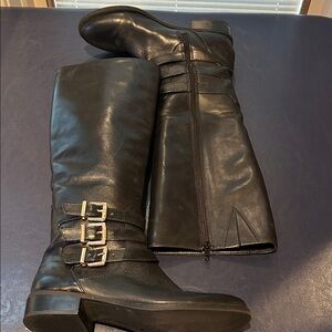 like new INC International Concepts Black Heeled Boots. size 9